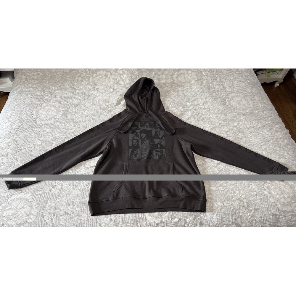 Taylor Swift The Eras Tour Hoodie Official Merch Charcoal Black Small